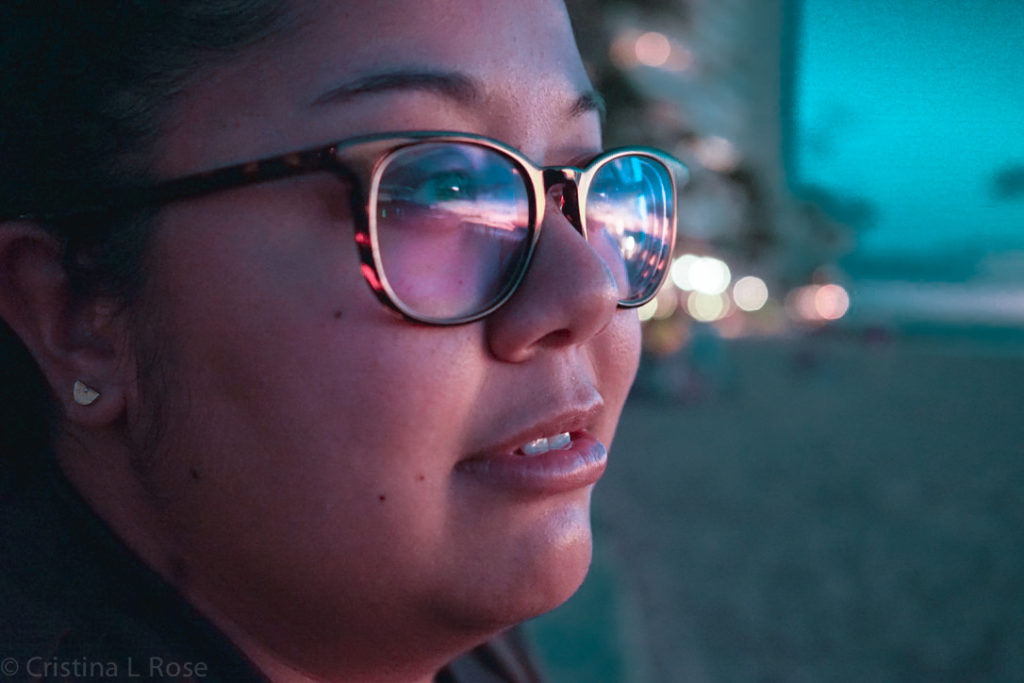 Sunset through Sam's eyes